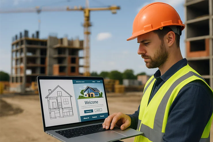 home-builder-using-a-laptop-to-view-his-website