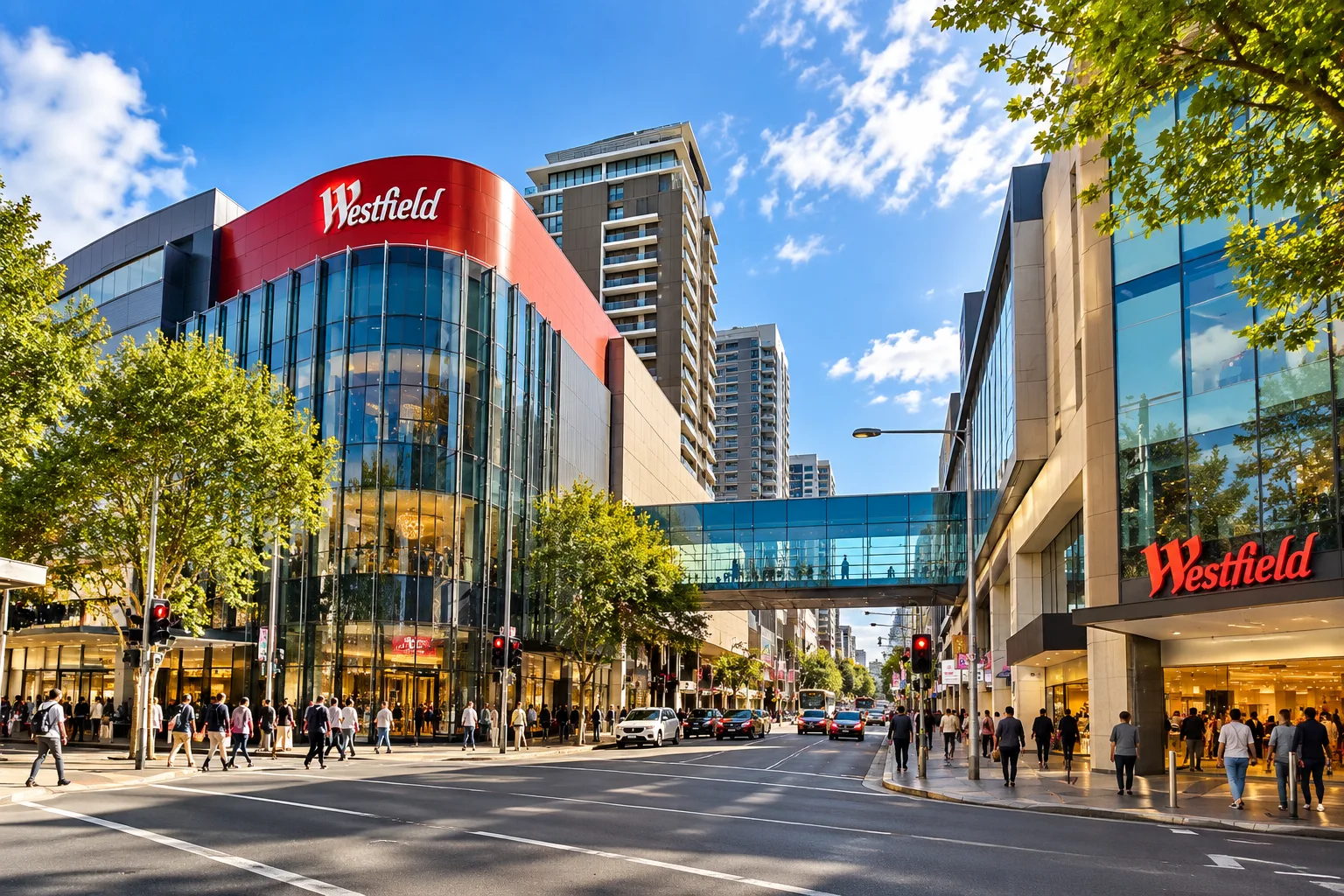 Westfield Parramatta and the Parramatta CBD